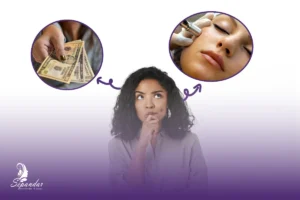 دختری که در حال فکر کردن به هزینه میکرودرم ابریژن صورت است.